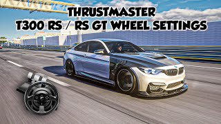 Unlock Ultimate Racing Performance Thrustmaster t300 RS Wheel Settings [upl. by Radferd668]