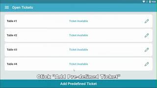 Creating Predefined Tickets [upl. by Cavill]