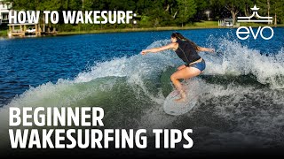 How to Wakesurf  Beginner Wakesurfing Tips [upl. by Caughey877]