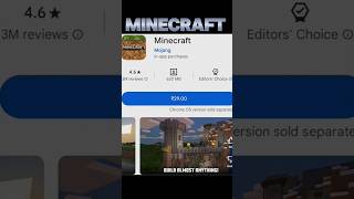 Minecraft just in 29rs 😱💯🔥 shortsfeed minecraft viralshort [upl. by Elades]