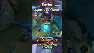 Alpha Mlbb gameplay 14 kill shorts gameplay parbogamer [upl. by Enra]