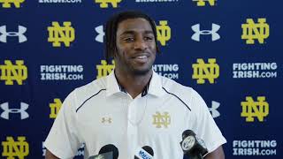 Kedren Young Talks Early Notre Dame Experience [upl. by Santa]