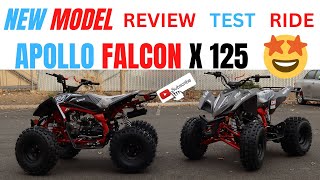 APOLLO FALCON X125 ATV NEW MODEL REVIEW [upl. by Ednalrim]