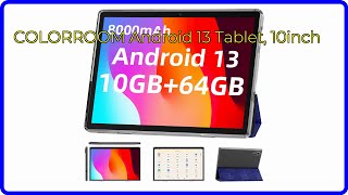 REVIEW 2024 COLORROOM Android 13 Tablet 10inch ESSENTIAL details [upl. by Belford]