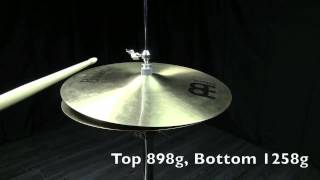 MEINL 14 BYZANCE THIN HI HATS top 898g bottom 1258g [upl. by Tiffi]