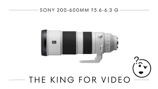 Sony 200600mm for Video [upl. by Nuoras]