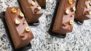 ب4حبات بيض حضري أسهل طرانش پاتيسري كالمحترفين بقلاصاج ميروار لامع و ناجح 100  tranches pâtisserie 🍫 [upl. by Trina]