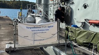 20241005 Gålöbasen och en tur med torpedbåten HMS Spica T121 i solskenet [upl. by Naujat597]