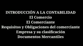 Introducción a la Contabilidad  Parte 1 [upl. by Ramsdell]