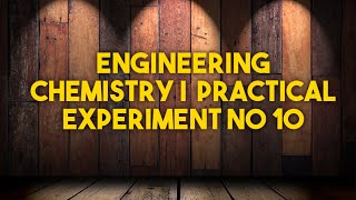 EX NO 10 DETERMINATION OF CHLORIDE ION CONTENT OF WATER SAMPLE BY ARGENTOMETRIC METHOD [upl. by Sheehan]