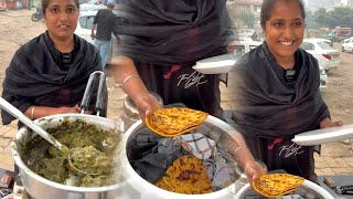 Makki ki Roti Sarson ka Saag in Amritsar [upl. by Eiduj]