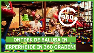 360° video BALUBA indoor speelparadijs in Erperheide  Center Parcs [upl. by Eigna]