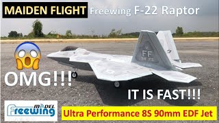 Freewing F22 Raptor Ultra Performance 8S 90mm EDF Jet [upl. by Yerxa]