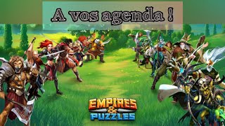 Calendrier Octobre 2024  Comparaison avec Février 2022 Empires and Puzzles [upl. by Ferguson]