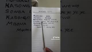 KASONGO LYRICS [upl. by Baun893]