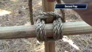 How to Tie a Mark II Square Lashing [upl. by Sirod]