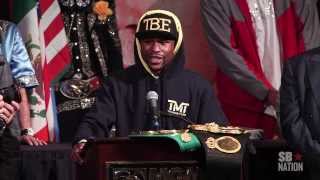 Mayweather vs Canelo postfight press conference highlights [upl. by Fennell462]