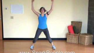 10Minute Cardio Kickboxing Workout From SparkPeople [upl. by Auqenat]