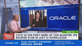 Oracle CEO Safra Catz We spent a lot of this year setting up the base for our cloud [upl. by Wolram38]