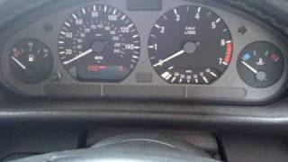 BMW e36 Instrument Test [upl. by Siekram927]