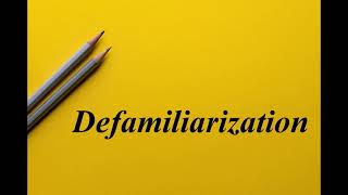 What is Defamiliarization English Literary Theory Literary Bytes [upl. by Waynant516]