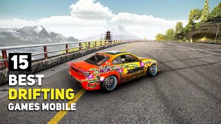 Top 15 Best Drift Games for Android  iOS  Car Drifting Games [upl. by Farron]