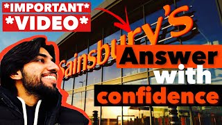 LIVE INTERVIEW  SAINSBURYS TRADING ASSISTANT QUESTIONS  How to answer supermarket questions [upl. by Giorgi]