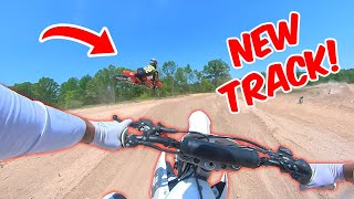 SHREDDING A BRAND NEW PUBLIC TRACK  Mecosta MX [upl. by Alemaj906]