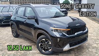 Sonet Gravity Edition New Kia Sonet Gravity Edition ❤️ New Added Features 😳 Detailed Review 1050लाख [upl. by Wadell]