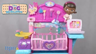 Doc McStuffins Baby AllInOne Nursery Set Review  Just Play Toys [upl. by Neelac]