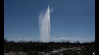 FRIDAY FUN  TEXAS BECOMES YELLOWSTONE AS OIL FIELD HAS 100 FOOT GEYER GUSHING OUT OF IT [upl. by Paff986]