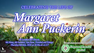 Funeral Service of Margaret Ann Puckerin [upl. by Rance322]