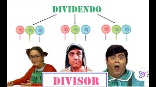 Termos da divisão  Dividendo divisor quociente e resto [upl. by Yelahs]