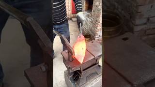 Butcher knife quenching cutting and stamping process [upl. by Haianeb]