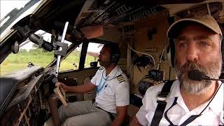 Landing at Bangui FEFF [upl. by Brandyn]