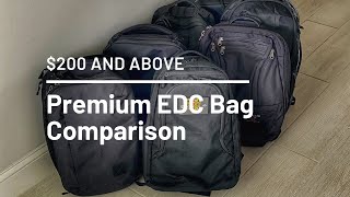 Premium EDC  Minimal Travel Bag Comparison Goruck Evergoods A19 TAD [upl. by Quartana]