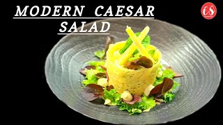 modren caesar salad  new caesar salad recipe fine dining salad cooking side [upl. by Aztiley]