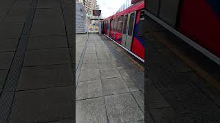 DLR Train arriving at Canning Town 221024 [upl. by Eimiaj]