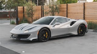 2019 Ferrari 488 Pista  Drive amp Walkaround [upl. by Odnumde158]