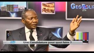 GeoPolis  Jean Blaise GWET  Candidat présidentielle 2018   Dimanche 16 Mai 2017  EQUINOXE TV [upl. by Biamonte812]