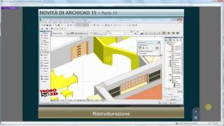 Archicad 15 tutorial Strum Ristrutturazione P 1 [upl. by Annovad]