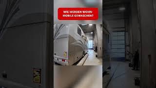 WIE WERDEN WOHNMOBILE GEWASCHEN Vario Alkoven handwäsche [upl. by Wearing888]