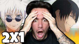 WAIT WHAT  JUJUTSU KAISEN S2 Episode 1 REACTION [upl. by Fanni]