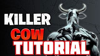 KILLER COW HORROR FORTNITE TUTORIAL HOW TO COMPLETE KILLER COW HORROR MAP [upl. by Bevus]