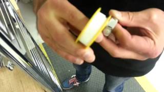 How to apply PTFE tape to radiator valve tails [upl. by Lubbi]