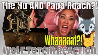 The Hu Ft Jacoby Shaddix WOLF TOTEM REACTION  Holy Hell Papa Roach Meets THE HU  The Hu Reaction [upl. by Eelnayr]