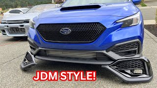 JDM Style DRL Turn Signal Fog Bezel lights Subaru WRX 2022 2023 2024 [upl. by Ruder]