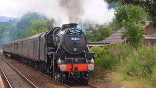 Black 5 Replaces Tangmere at Langho 130724 [upl. by Kancler]