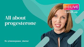 All about progesterone  Dr Louise Newson [upl. by Perri]