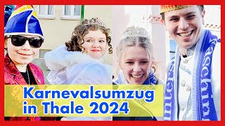 20 Karnevalsumzug in Thale im Harz  Karneval 2024 [upl. by Eric955]